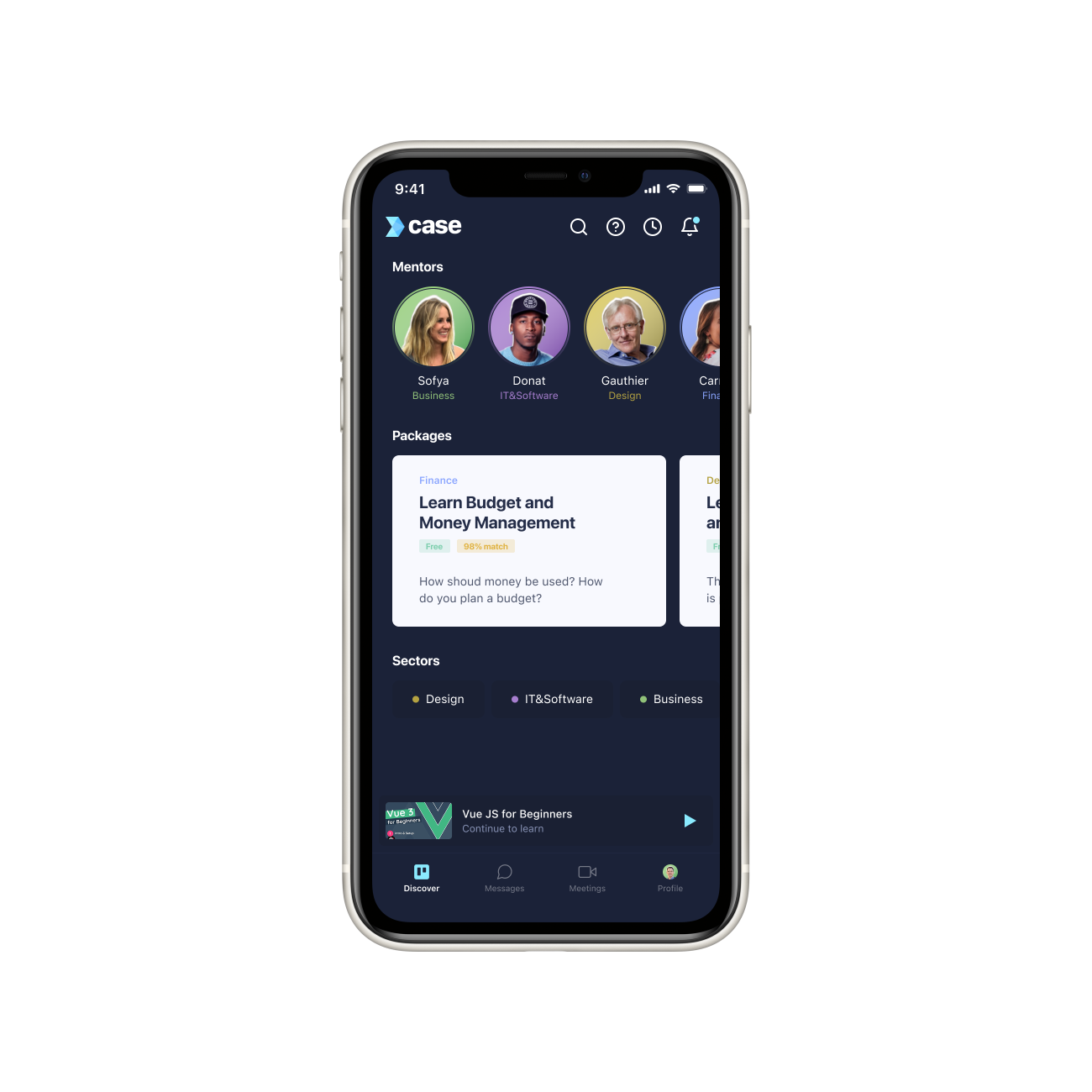 Casefuture — The product — screen 2