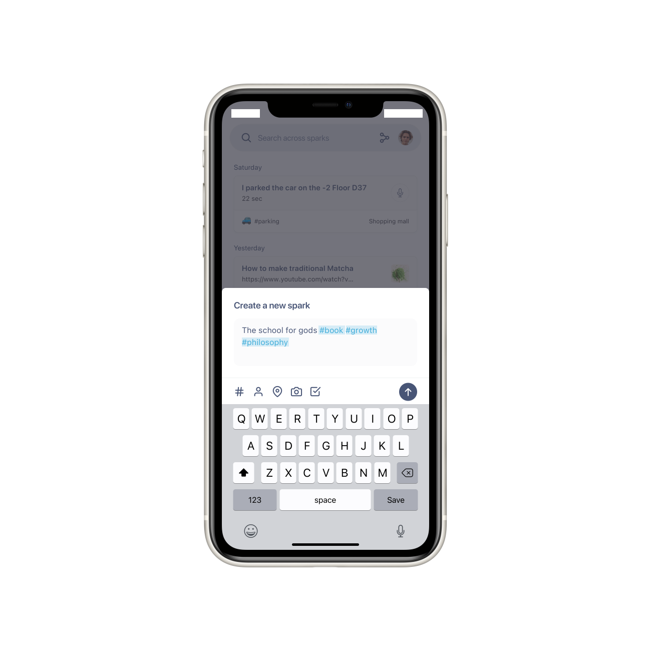 Sparkler — The product — screen 5