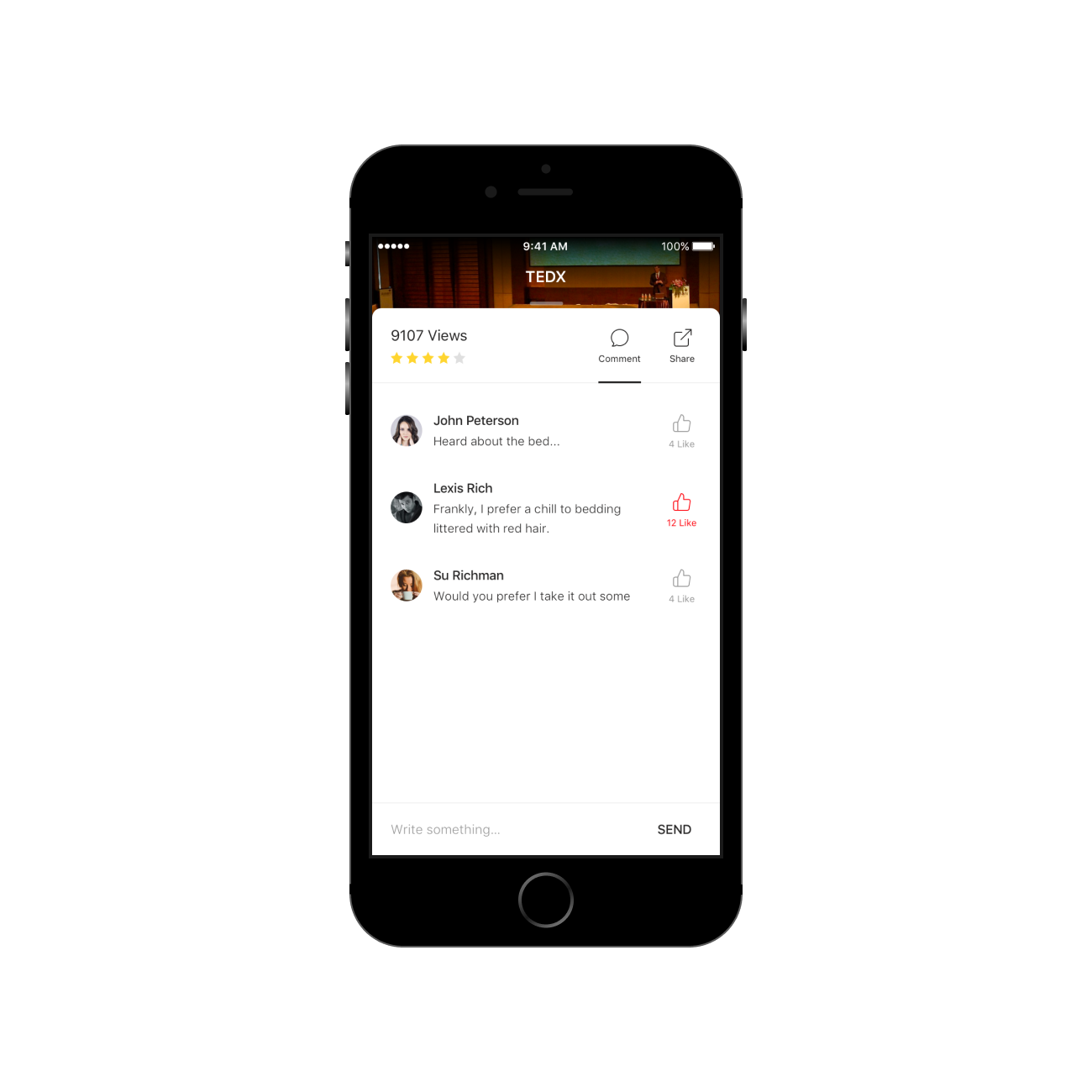 Voscreen — The product — screen 4
